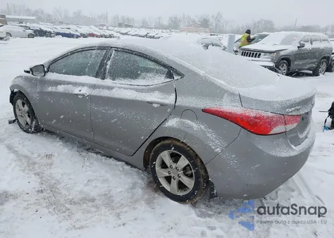 2013 Hyundai Elantra Gls z USA, uszkodzony, nr VIN KMHDH4AE0DU665826